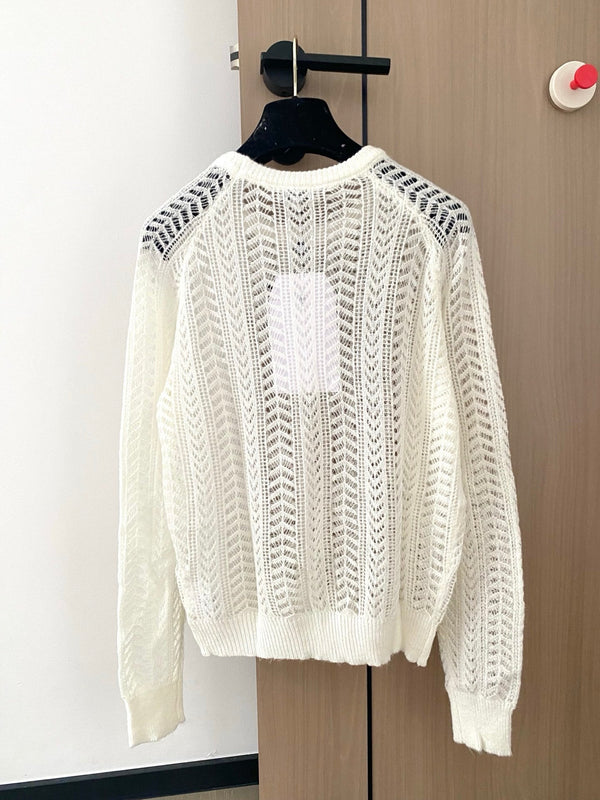 CC 25 Mesh Sweater Wool 279187