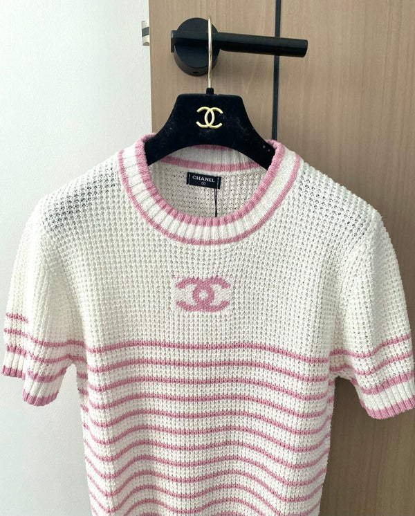 CC 25 T-Short Pink And White Tencel 283602