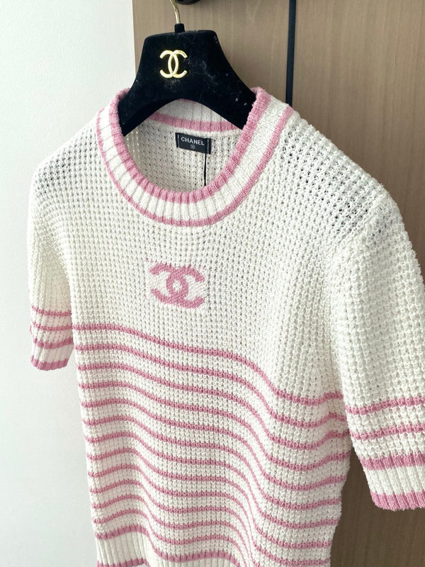 CC 25 T-Short Pink And White Tencel 283602