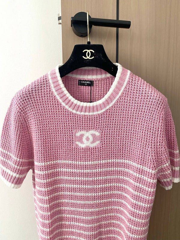 CC 25 T-Short Pink And White Tencel 283602