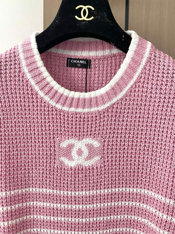 CC 25 T-Short Pink And White Tencel 283602