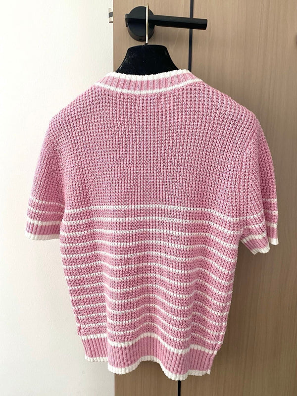 CC 25 T-Short Pink And White Tencel 283602