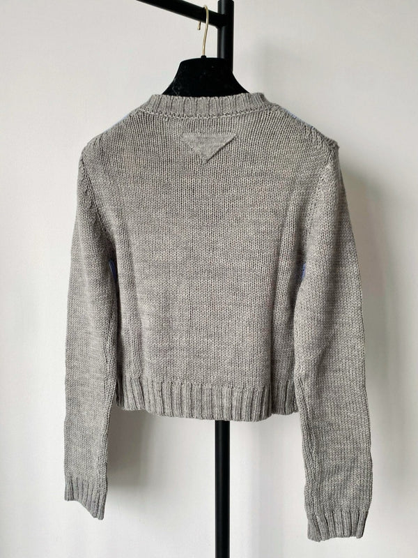 Prada 25 Cardigan Multicolor Wool 293871