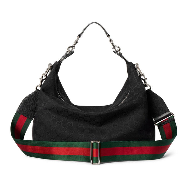 GG 26s Beatrix Medium Crossbody Bag 33cm Black Canvas