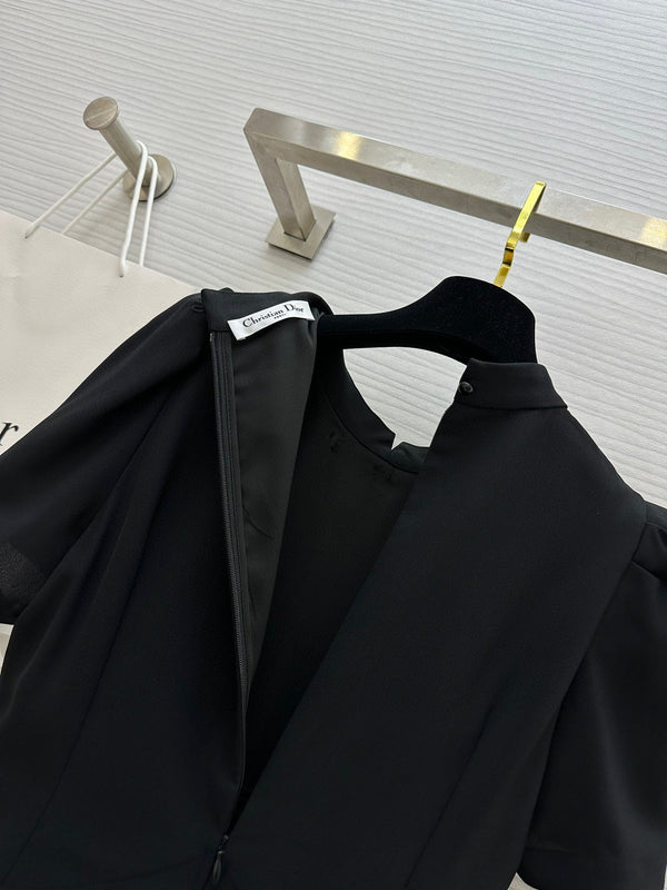 CD 25 Abito Nero Cotone