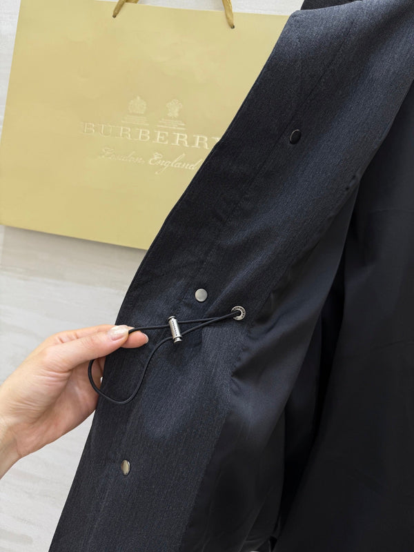 Bur 25 Autumn And Winter Wool Coat Black