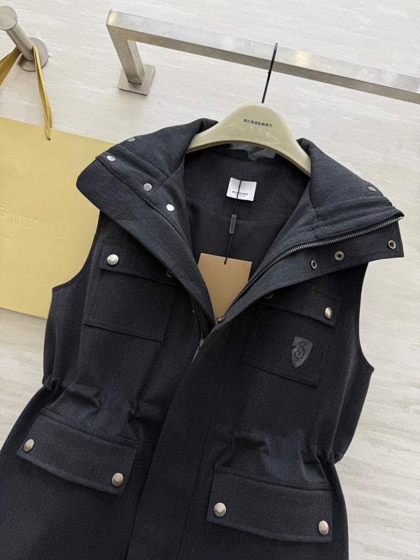 Bur 25 Autumn And Winter Wool Coat Black