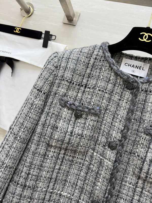 Veste CC 26s Tweed gris 343357