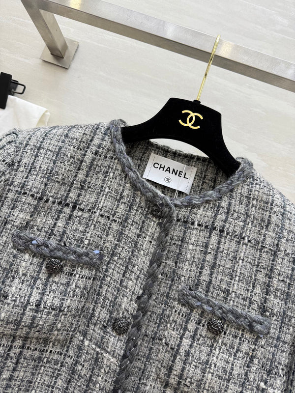 Veste CC 26s Tweed gris 343357