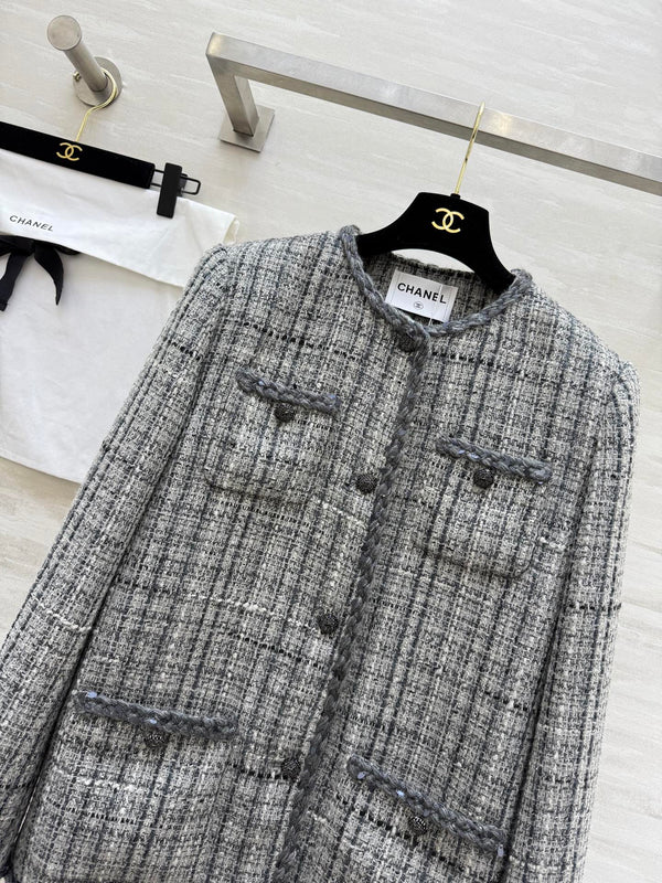 Veste CC 26s Tweed gris 343357