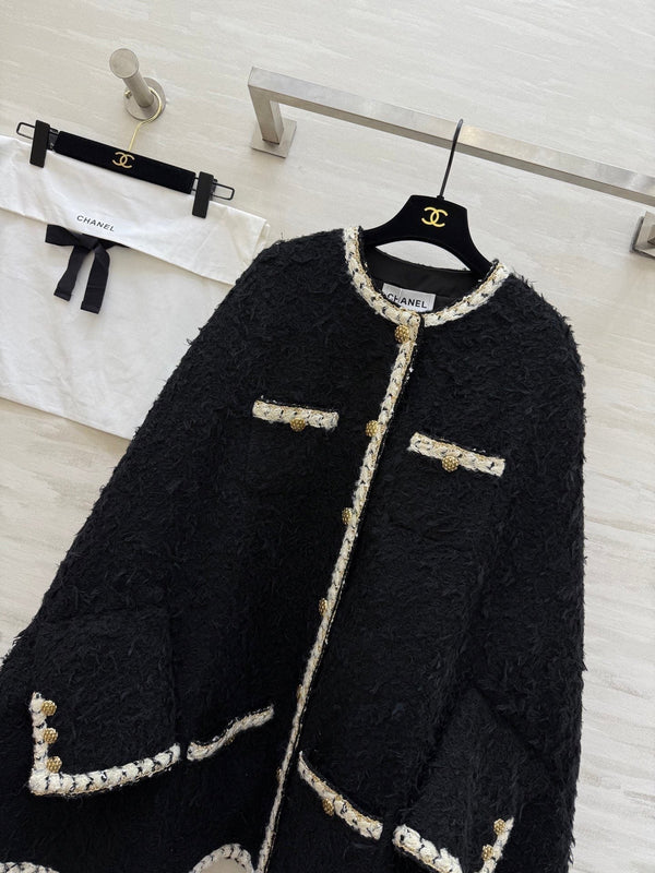 CC FW 25/26 Cape Black White Tweed 343347