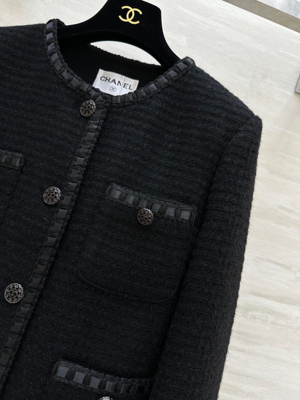 CC 26s Vintage Jacket Black Wool Tweed