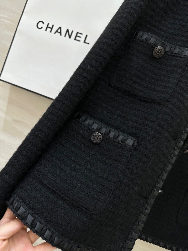 CC 26s Vintage Jacket Black Wool Tweed