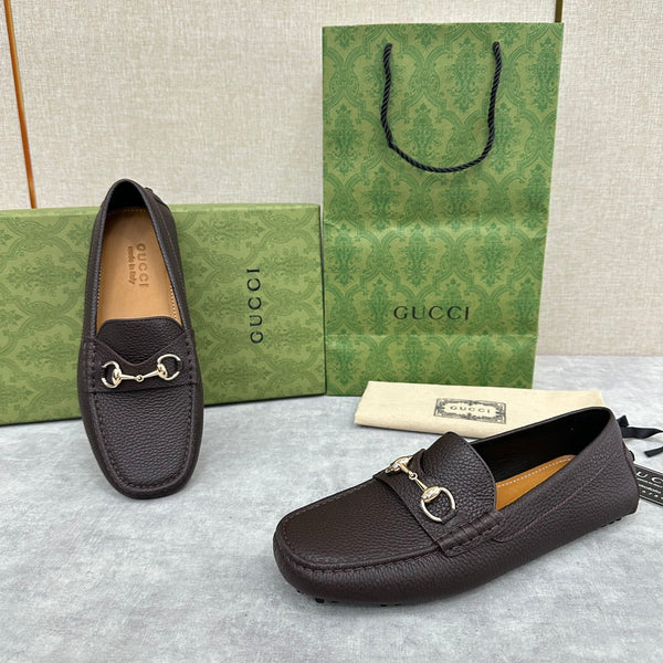 GG Men's Loafer Brown Cowhide 522538