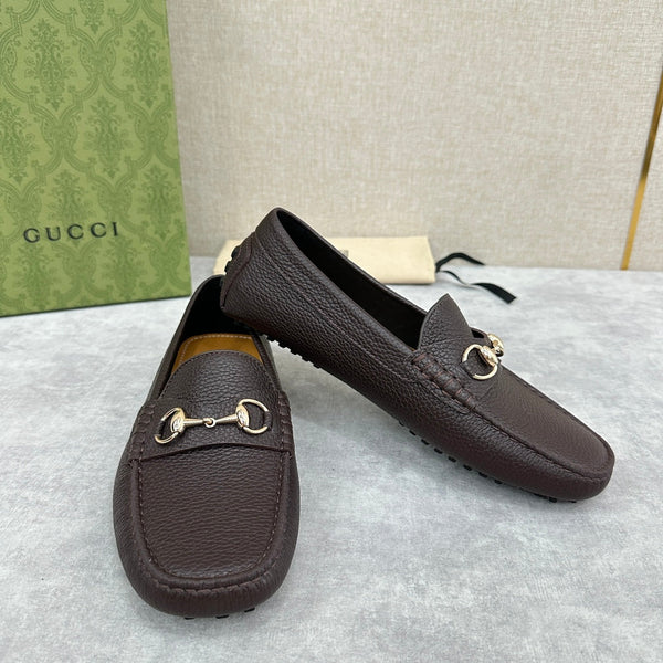 GG Men's Loafer Brown Cowhide 522538