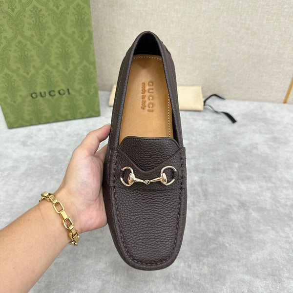 GG Men's Loafer Brown Cowhide 522538