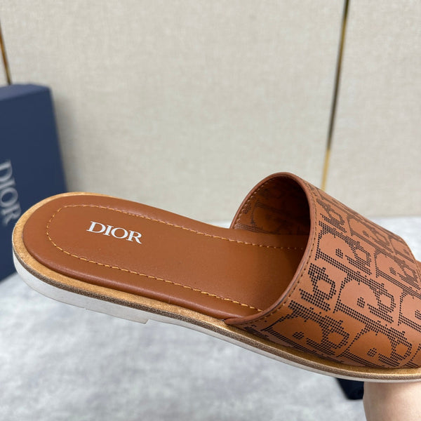 CD SLIDE SANDAL CIDER CALFSKIN