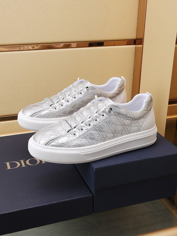 CD STYLISH SNEAKER SILVER CALFSKIN