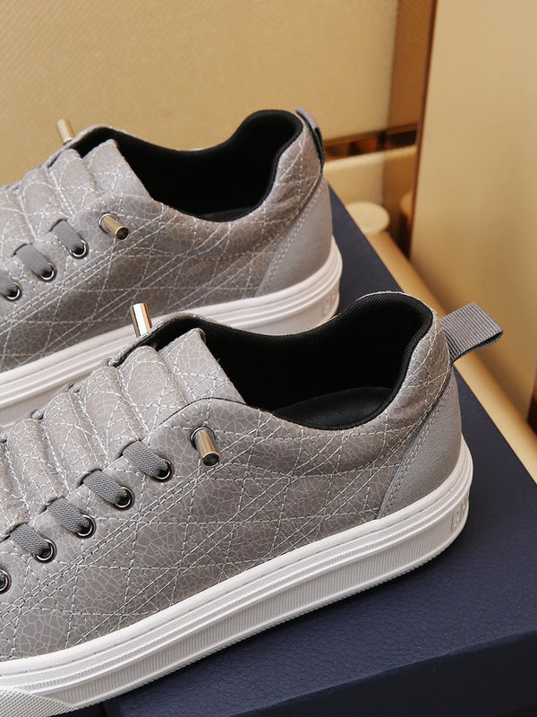 CD STYLISH SNEAKER GRAY CALFSKIN