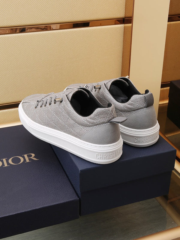 CD STYLISH SNEAKER GRAY CALFSKIN