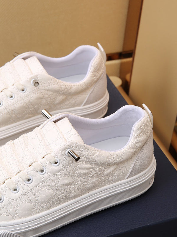 CD STYLISH SNEAKER WHITE CALFSKIN