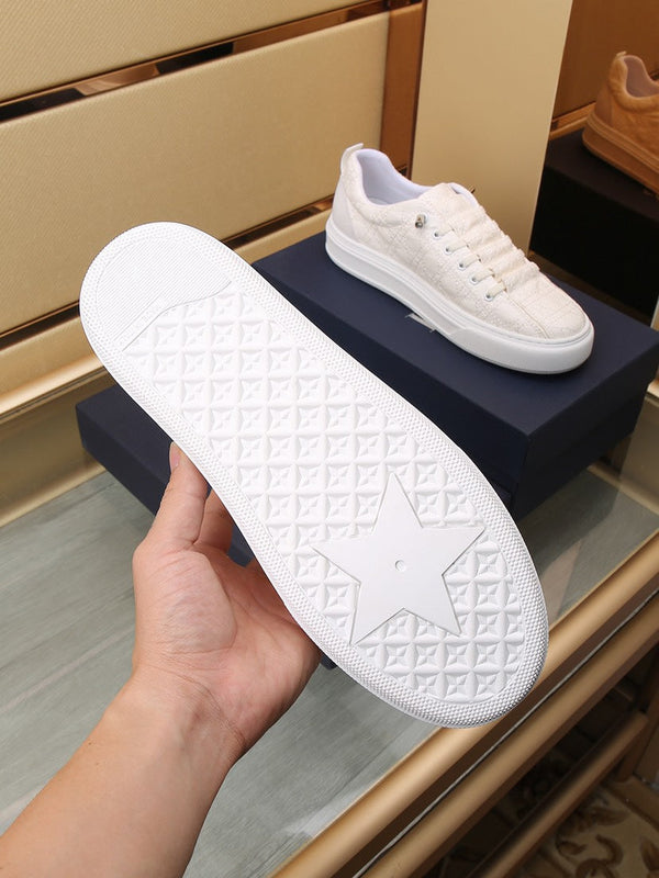 CD STYLISH SNEAKER WHITE CALFSKIN