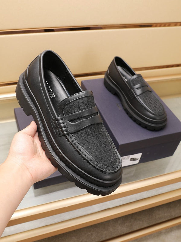 CD EXPLORER LOAFER BLACK JACQUARD