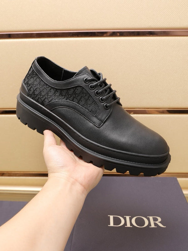 CD EXPLORER DERBY SHOE BLACK CALFSKIN