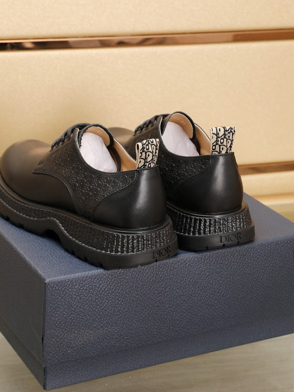 CD EXPLORER DERBY SHOE BLACK CALFSKIN