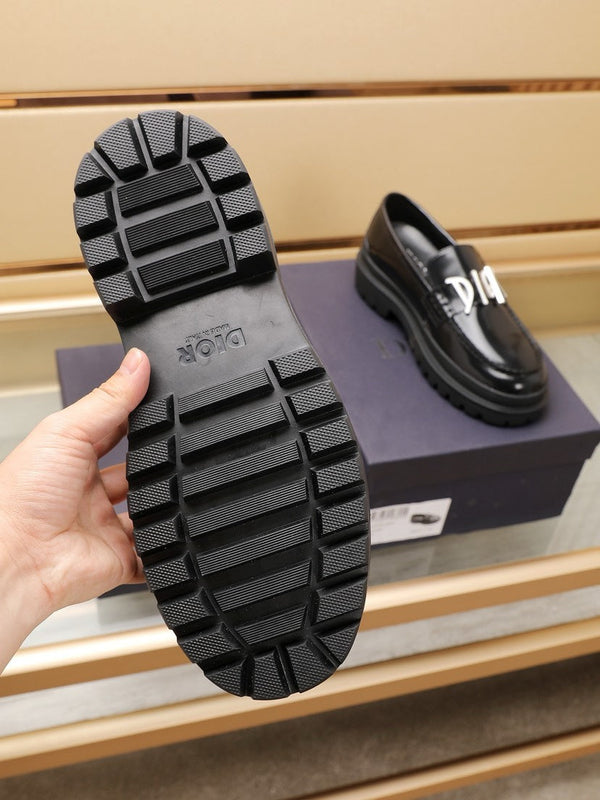 CD EXPLORER LOAFER BLACK POLISHED CALFSKIN