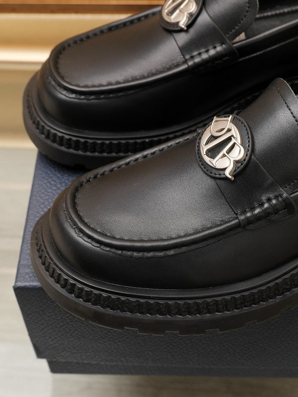 CD EXPLORER ICON LOAFER BLACK CALFSKIN