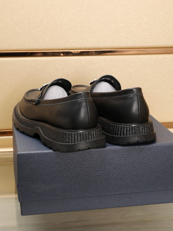 CD EXPLORER ICON LOAFER BLACK CALFSKIN