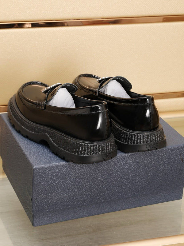 CD EXPLORER ICON LOAFER BLACK POLISHED CALFSKIN