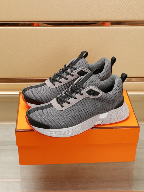 HM HUGO SNEAKER GRAY BREATHABLE FABRIC