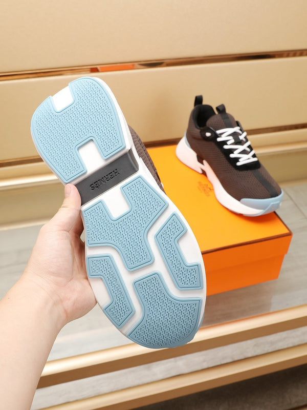 HM HUGO SNEAKER BROWN BREATHABLE FABRIC