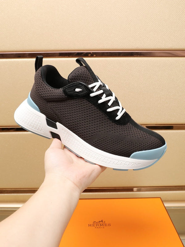 HM HUGO SNEAKER BROWN BREATHABLE FABRIC