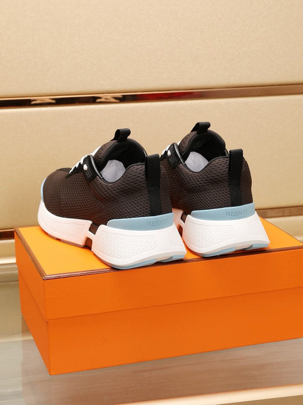 HM HUGO SNEAKER BROWN BREATHABLE FABRIC