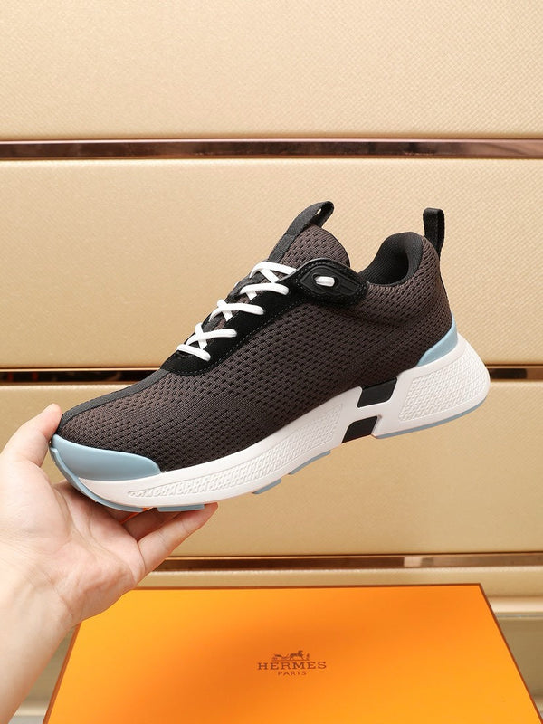 HM HUGO SNEAKER BROWN BREATHABLE FABRIC