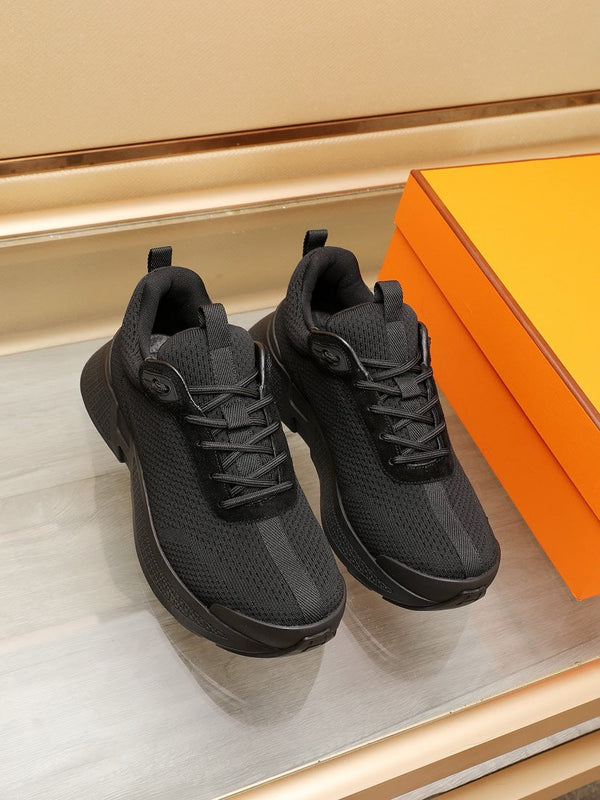 HM HUGO SNEAKER BLACK BREATHABLE FABRIC