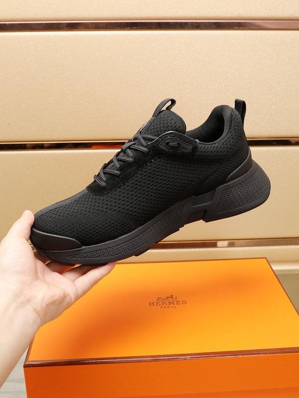 HM HUGO SNEAKER BLACK BREATHABLE FABRIC