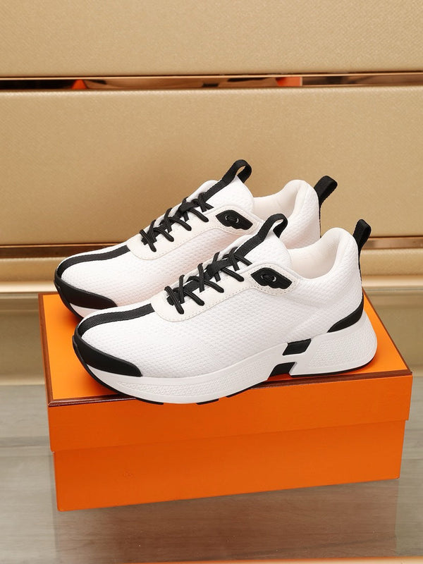 HM HUGO SNEAKER WHITE BREATHABLE FABRIC