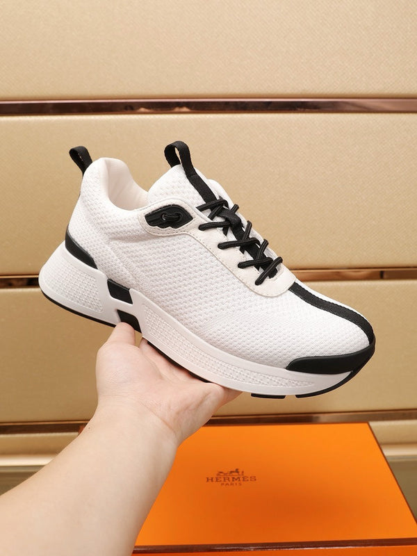 HM HUGO SNEAKER WHITE BREATHABLE FABRIC