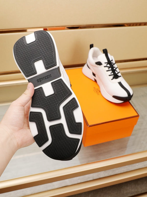 HM HUGO SNEAKER WHITE BREATHABLE FABRIC