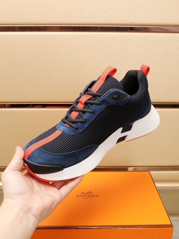 HM HUGO SNEAKER BLACK AND DENIM WEAVE