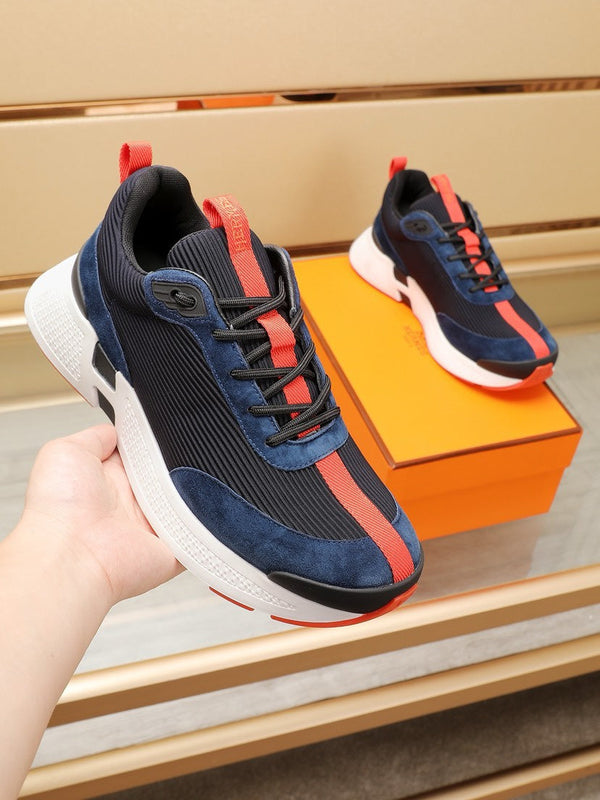 HM HUGO SNEAKER BLACK AND DENIM WEAVE