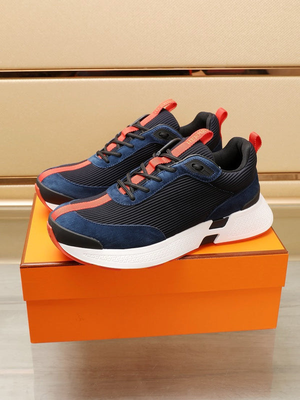 HM HUGO SNEAKER BLACK AND DENIM WEAVE