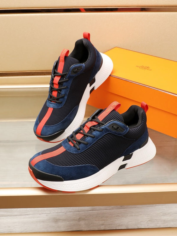 HM HUGO SNEAKER BLACK AND DENIM WEAVE