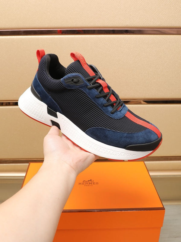 HM HUGO SNEAKER BLACK AND DENIM WEAVE