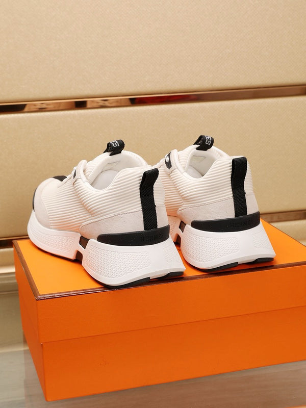 HM HUGO SNEAKER BLACK AND CREAMY WHITE WEAVE