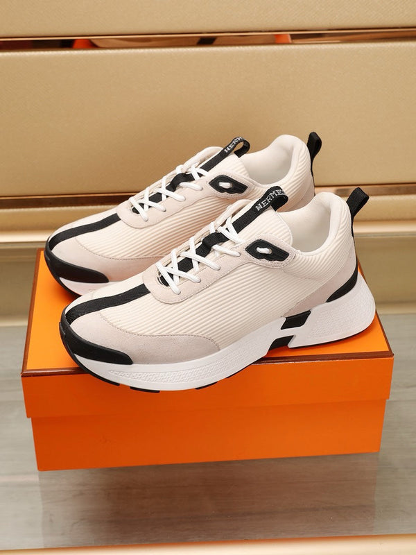 HM HUGO SNEAKER BLACK AND CREAMY WHITE WEAVE